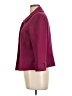 Tahari by ASL Solid Burgundy Coat Size 10 - photo 5