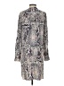 Tiny 100% Rayon Paisley Gray Casual Dress Size S - photo 2