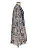 Tiny 100% Rayon Paisley Gray Casual Dress Size S - photo 4