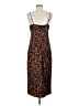 J.Crew 100% Polyester Animal Print Brown Cocktail Dress Size 6 - photo 2