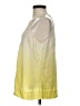 BCBGMAXAZRIA 100% Silk Yellow Sleeveless Silk Top Size XXS - photo 5