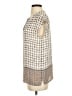 Rose + Olive Ivory Sleeveless Blouse Size S - photo 5