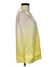 BCBGMAXAZRIA 100% Silk Yellow Sleeveless Silk Top Size XXS - photo 4