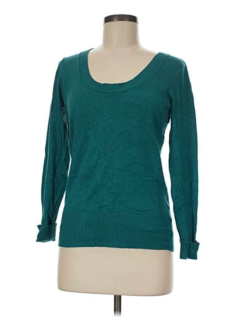 Pre-owned Attention Pullover Sweater In Teal