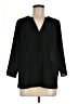 NYDJ 100% Polyester Black 3/4 Sleeve Blouse Size M (petite) - photo 1