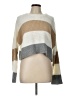 Moon & Madison 100% Acrylic Color Block Tan Pullover Sweater Size L - photo 1