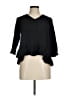 See U Soon Black 3/4 Sleeve Top Size M - photo 1
