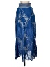 Fleurish Blue Casual Skirt Size S - photo 1