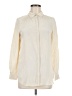 Black Ribbon L.K. Bennett 100% Silk Ivory button down Size 6 - photo 1
