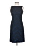 Donna Ricco 100% Polyester Paisley Blue Cocktail Dress Size 2 - photo 1