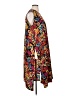 Lularoe 100% Polyester Burgundy Kimono Size XL - photo 4