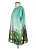 Piko 100% Polyester Green Short Sleeve Blouse Size S - photo 5