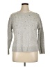 Talbots Stars Silver Pullover Sweater Size XL Petite - photo 1