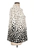Elementz Polka Dots Ivory 3/4 Sleeve Blouse Size L - photo 4