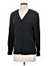 Unbranded 100% Silk Black Long Sleeve Silk Top Size 4 - photo 1