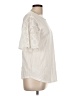 Ann Taylor LOFT Ivory Short Sleeve Top Size L - photo 4