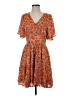 Roller Rabbit 100% Viscose Floral Orange Casual Dress Size S - photo 1