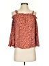 J.Crew 100% Silk Orange 3/4 Sleeve Silk Top Size 0 - photo 1