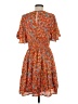 Roller Rabbit 100% Viscose Floral Orange Casual Dress Size S - photo 2
