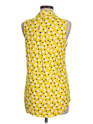 Ann Taylor LOFT Sleeveless Button-Down Shirt (view 2)