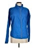 Athleta 100% Polyester Stripes Blue Track Jacket Size M - photo 1