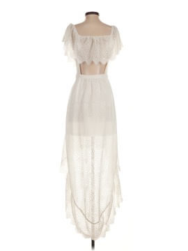 pins and needles white lace dress Pins and Needles Urban Outfitters strapless white lace-like dress
