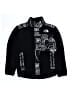 The North Face 100% Polyester Graphic Black Jacket Size 10 - photo 1