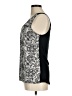 Express 100% Polyester Silver Sleeveless Blouse Size M - photo 5