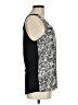 Express 100% Polyester Silver Sleeveless Blouse Size M - photo 4