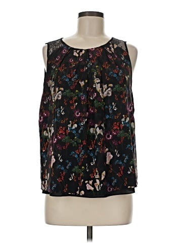 Alice + Olivia Sleeveless Silk Top (view 1)