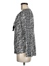 Faded Glory 100% Rayon Silver Long Sleeve Blouse Size M - photo 5