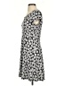 MICHAEL Michael Kors Print Gray Casual Dress Size S - photo 5