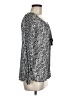 Faded Glory 100% Rayon Silver Long Sleeve Blouse Size M - photo 4