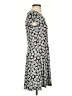 MICHAEL Michael Kors Print Gray Casual Dress Size S - photo 4