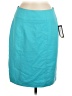 Worthington Color Block Teal Casual Skirt Size 8 - photo 1