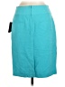 Worthington Color Block Teal Casual Skirt Size 8 - photo 2