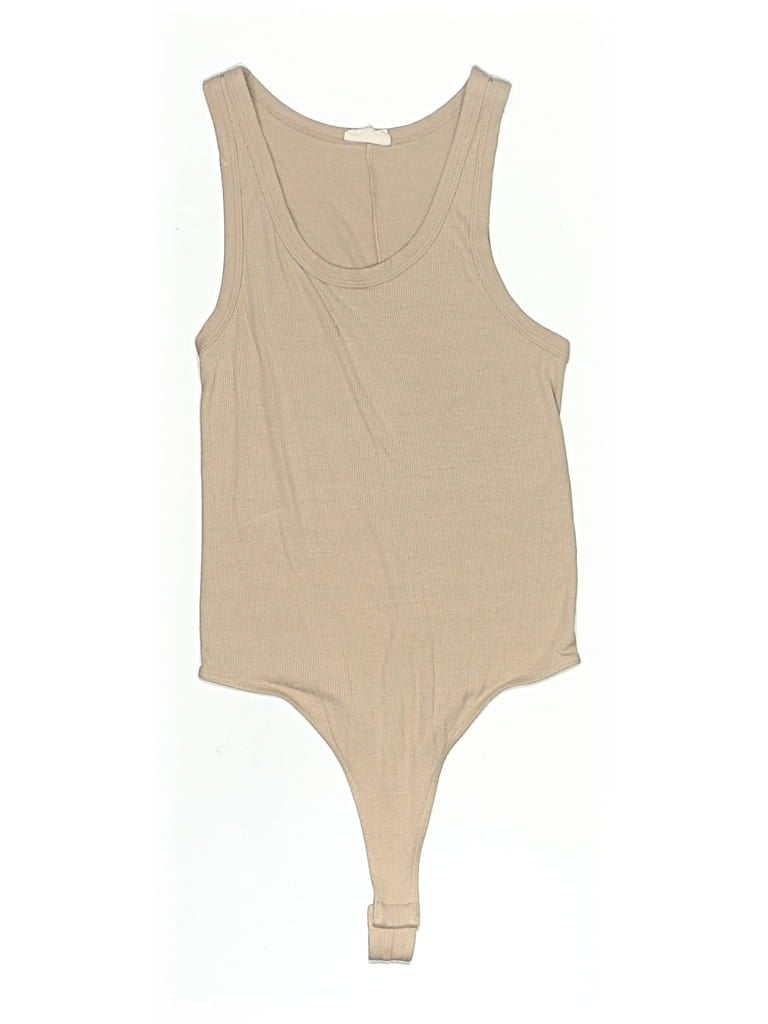 Pre-owned Clyque Bodysuit In Tan