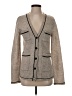 Theory Gray Wool Cardigan Size S - photo 1