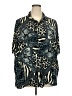 Assorted Brands 100% Viscose Animal Print Teal Kimono Size 4X - photo 1