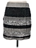 Piperlime 100% Polyester Silver Casual Skirt Size S - photo 2