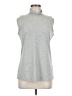 Colleen Lopez Gray Sleeveless Top Size M - photo 1