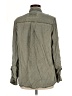 Express 100% Lyocell Green Long Sleeve Button-Down Shirt Size M - photo 2