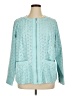 Belle By Kim Gravel 100% Polyurethane Teal Jacket Size XL - photo 1