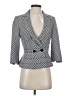 White House Black Market Houndstooth Gray Blazer Size 2 - photo 1