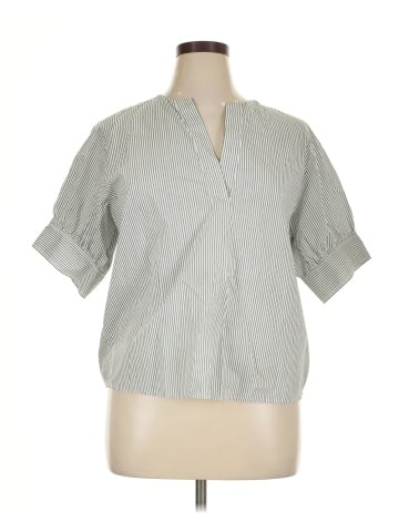 FRAME Short Sleeve Blouse (view 1)