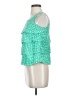 Ann Taylor Green Sleeveless Blouse Size XXS - photo 5
