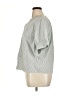 FRAME 100% Cotton Gray Short Sleeve Blouse Size XL - photo 5
