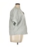 FRAME 100% Cotton Gray Short Sleeve Blouse Size XL - photo 4