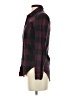 Vans Plaid Burgundy Long Sleeve Button-Down Shirt Size XS - photo 5