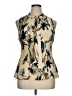 DKNY Gold Sleeveless Blouse Size XL - photo 1